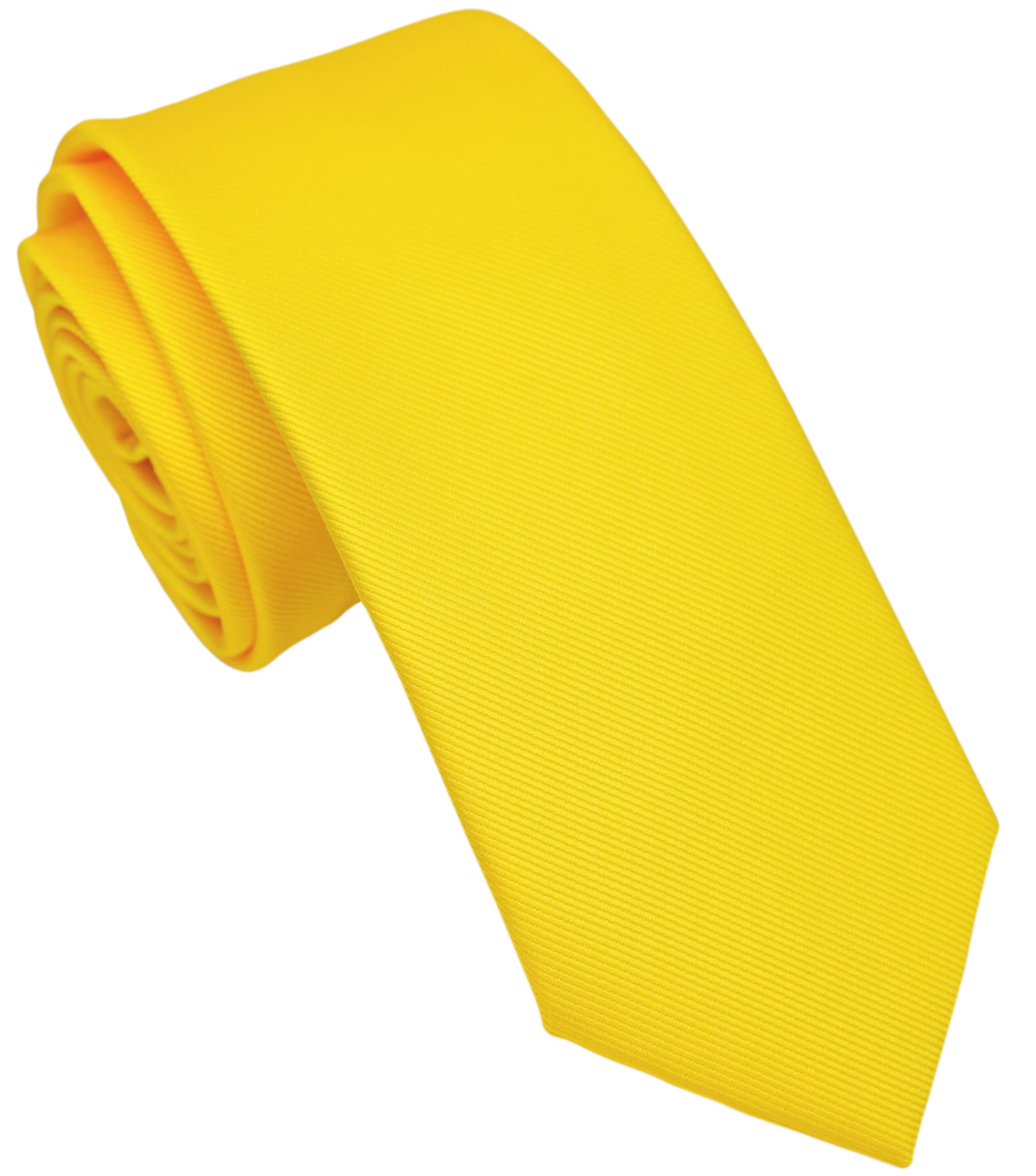 ZENXUS Skinny Ties for Men, Solid Color 2.5 inch Slim Neckties 1 or 5 Pack Plain Tie