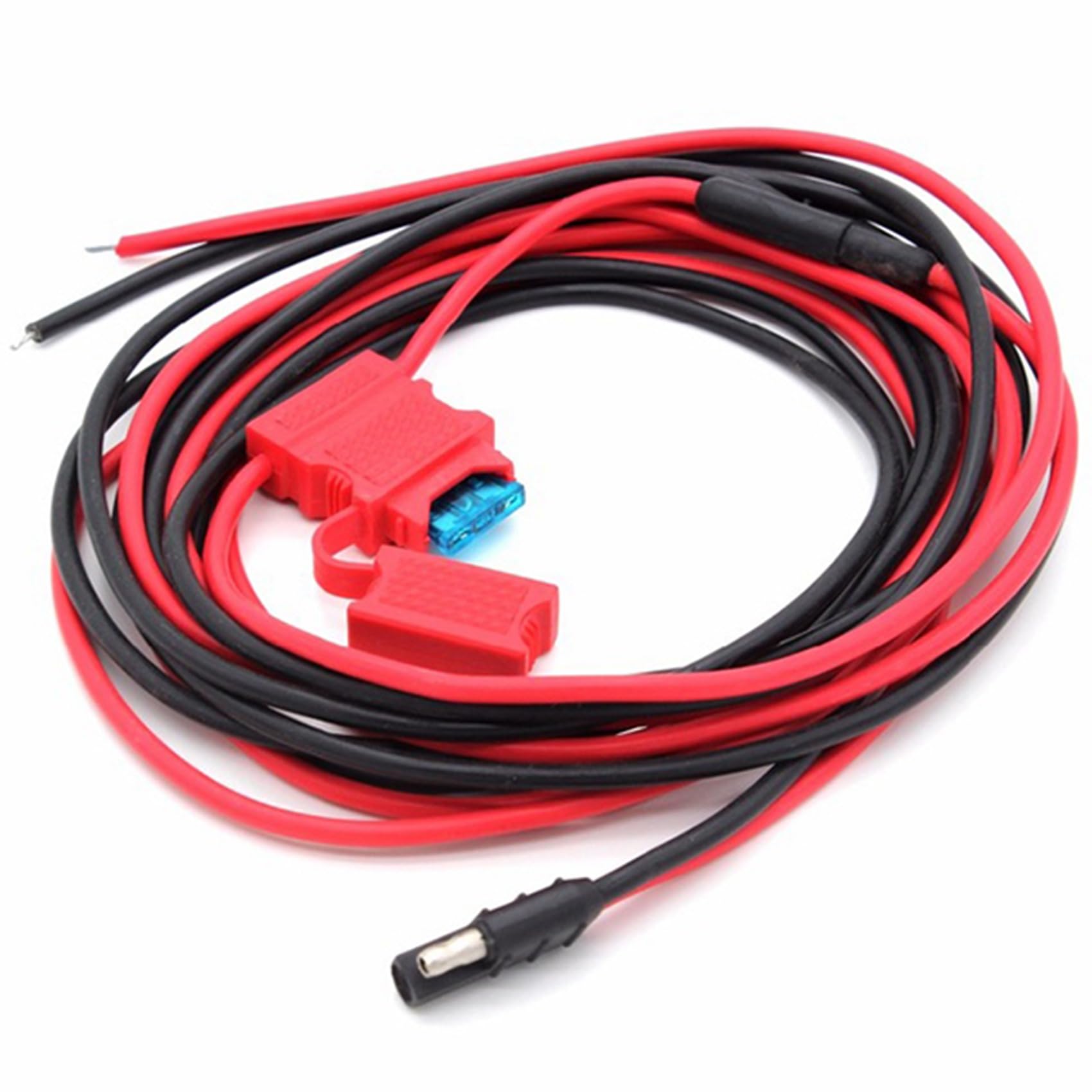 Kabel zasilający kompatybilny z MCX bezpiecznik czerwony