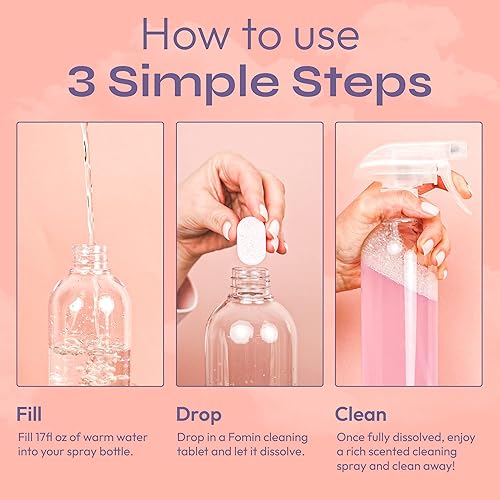 Miniatura 4 de FOMIN Tabletas de repuesto para limpiador de baño (paquete de 6) - Magnolia Grapefruit - Limpiador de tabletas todo en uno para limpieza de baño -