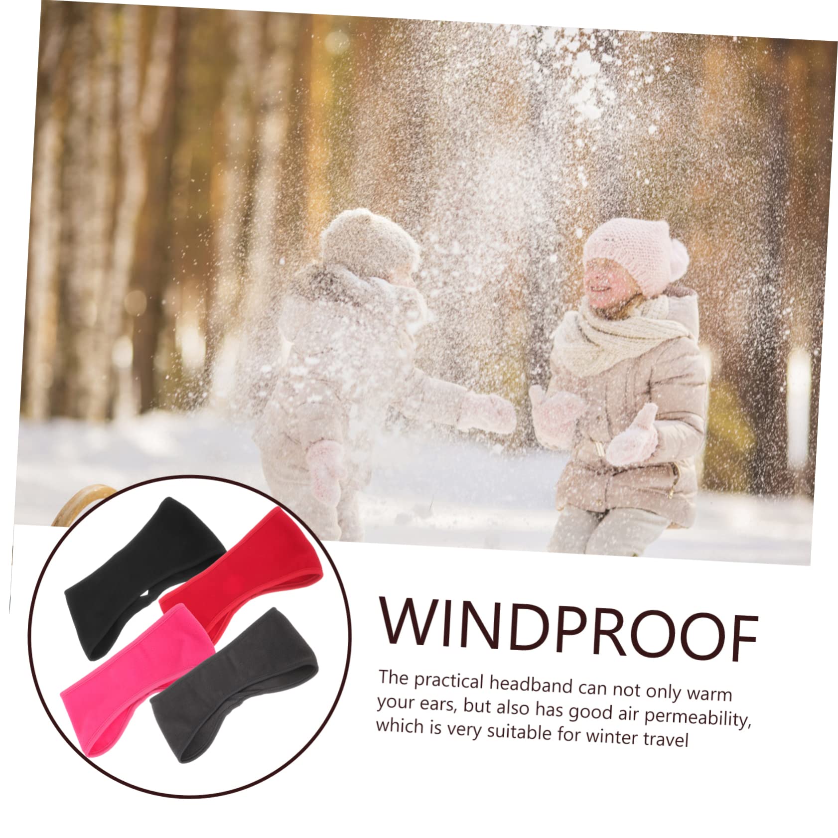 SOIMISS 12piezas Banda para Cabeza Exterior Protección De Oídos Windproof Cálida y Cómoda para Ciclismo y Running para Climas Fríos