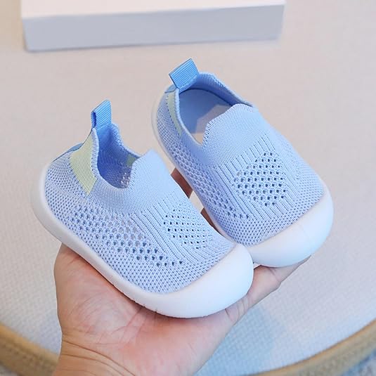 Chaussures Bébé Garçons Filles Premiers Pas Respirantes Avec Semelle Souple - Chaussettes Chaussures Non-Marchantes