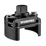 WORKPRO Universal Oil Filter Wrench Adjustable with Auto-Clamp Spring, Oil Filter Removal Tool, Oil Filter Change Set, Ideal for Engine Filters, Conduit, & Fittings