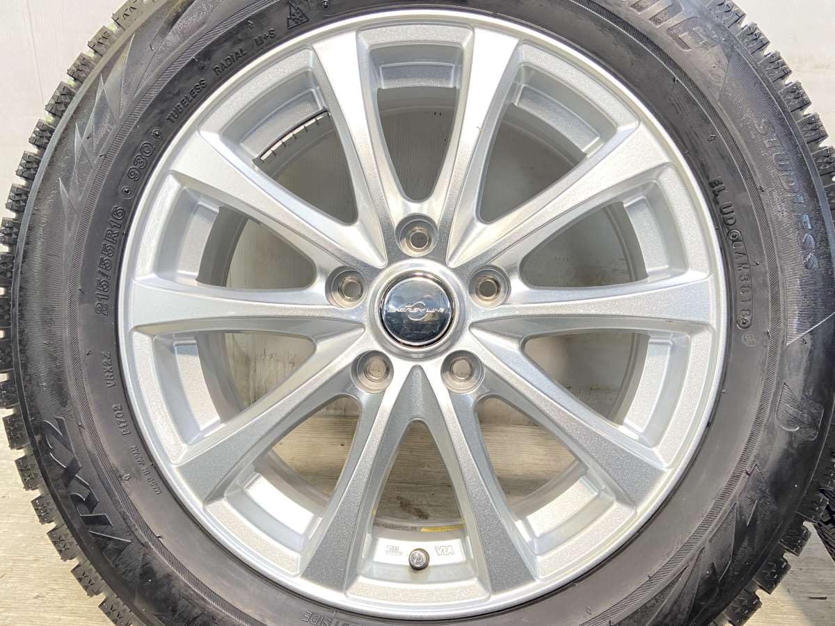 ブリザック 195/65R15 2018年製 タイヤ4本 & アルミホイールセット 