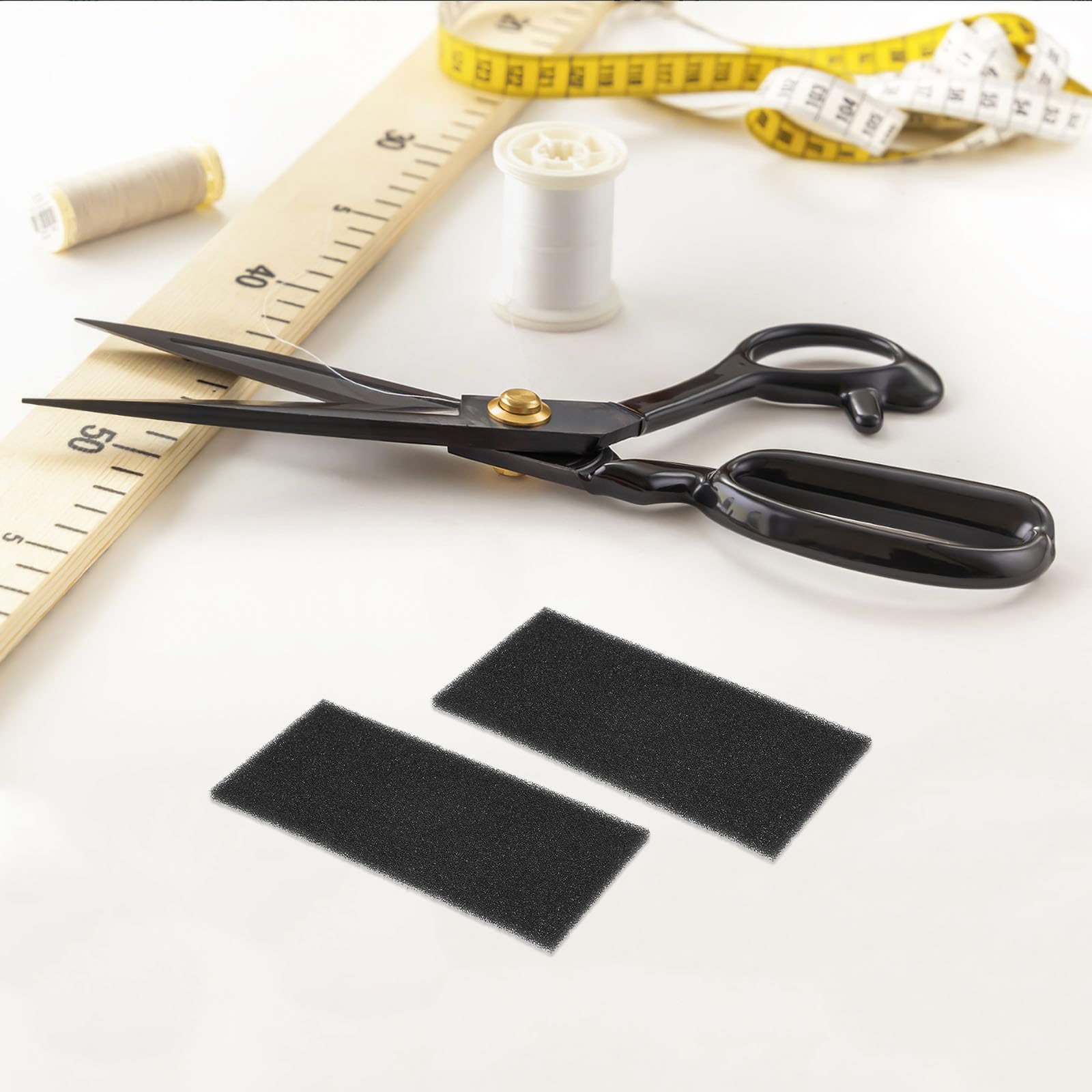 Perchas para Pantalones y Faldas Pinzas Antideslizantes de Esponja Negra, Protección contra Arrugas para Secado y Espacios Compactos, Paquete de 1000 Unidades