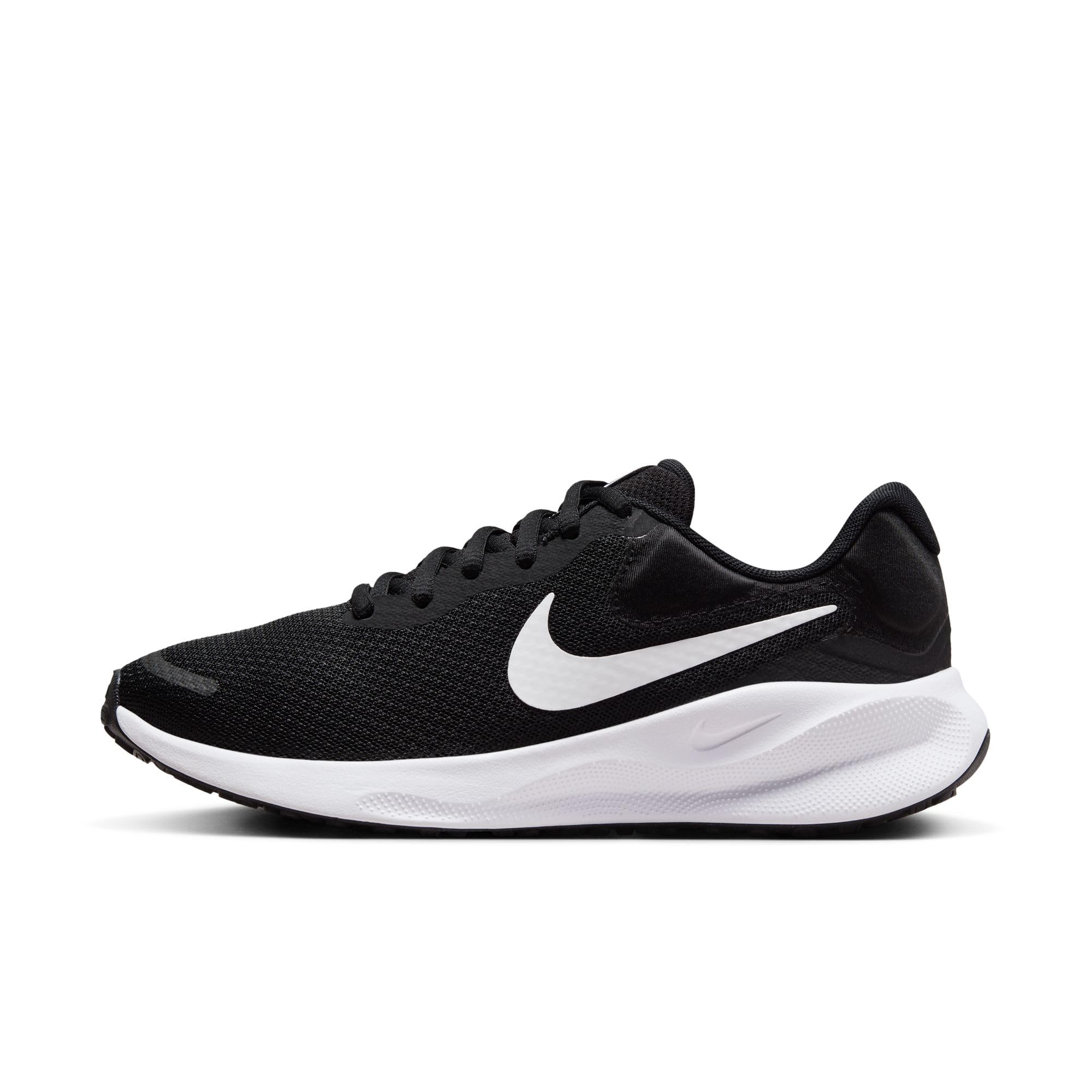 Nike Damen Revolution 7 Sneaker – Schwarz/Weiß, EU-Größe 35.5
