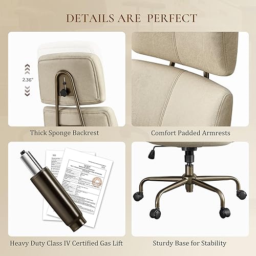 Miniatura 8 de EUREKA ERGONOMIC Sillas de escritorio de oficina en casa, silla ergonómica para computadora con respaldo alto, silla de oficina ejecutiva con