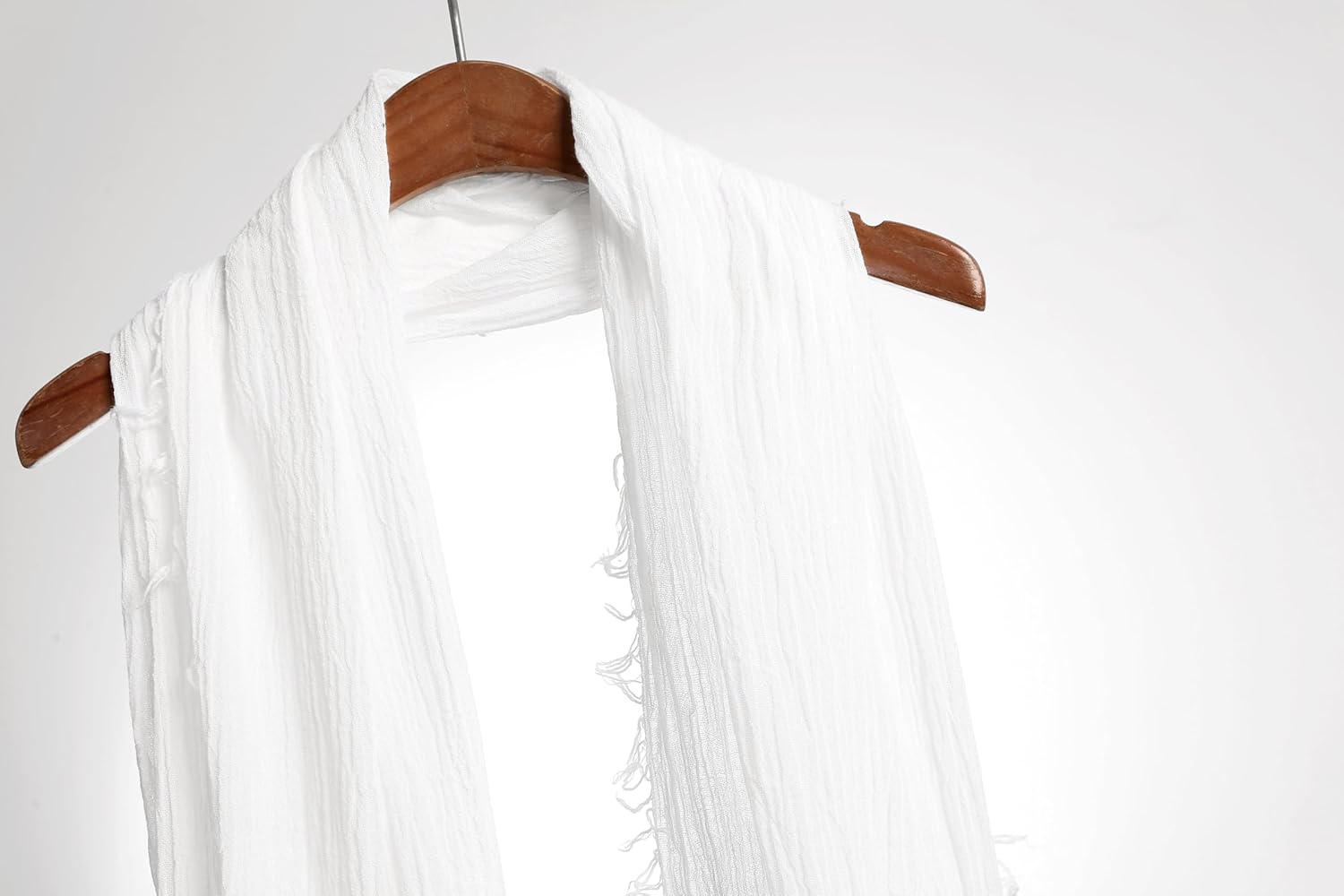 Jeelow Cotton Feel Scarf Everyday Classic Shawl Wrap Soft Lightweight Light Travel Scarves Wraps For Men Women - Image 5