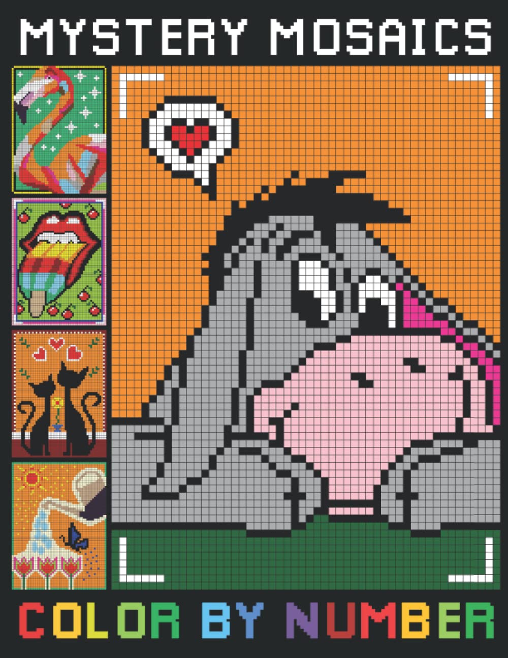 Buy Mystery Mosaics Color By Number Color Quest BLACK BACKGROUND