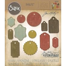 Sizzix Thinlits Dies By Tim Holtz 12/Pkg-Gift Tags -662423