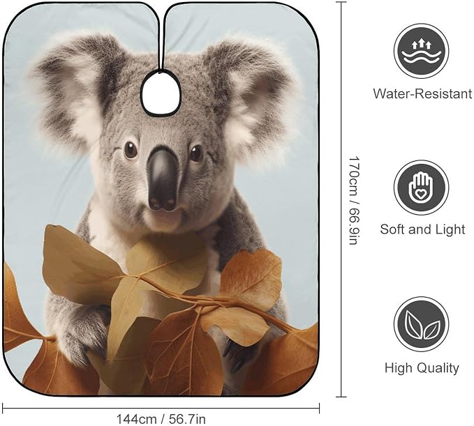 Capa de corte impermeable Animals in Leaves para cabello miniatura 2