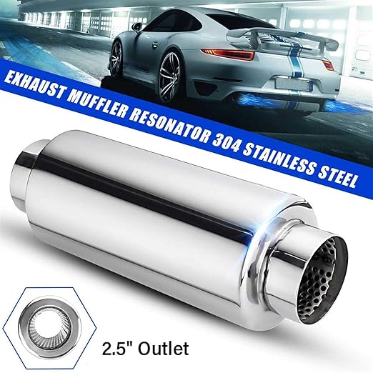 Amazon Co Jp 車のスタイリング ユニバーサルステンレススチール63mmインレットドラム径101mmカーエキゾーストマフラーチップパイプカーリアテールスロート圧着サイレンサー 排気管の装飾 マフラーエキゾーストパイプ車の付属品 サイズ 2pcs 車 バイク