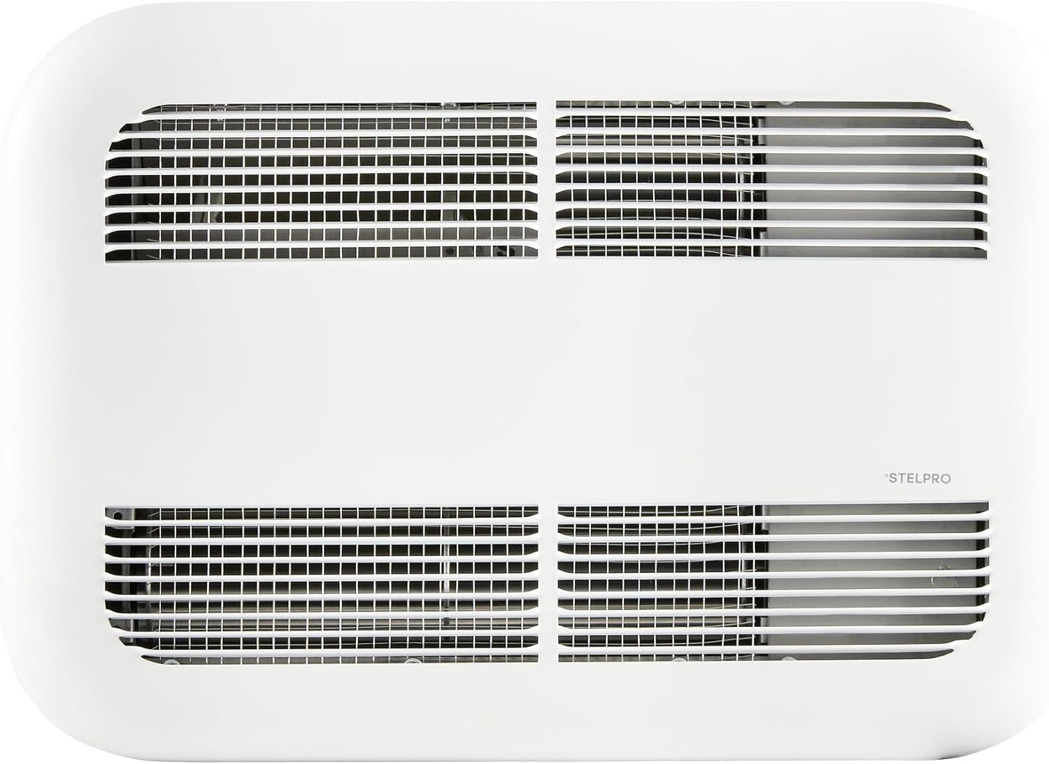 Stelpro Ceiling Heater – 1000W / 120V – 9 5/8″ H × 13 1/2″ W – Ceiling-Mounted Sleek Model – Silent Comfort, Quick Heat – Nichrome Element – Hardwired – White (ASK1001W)