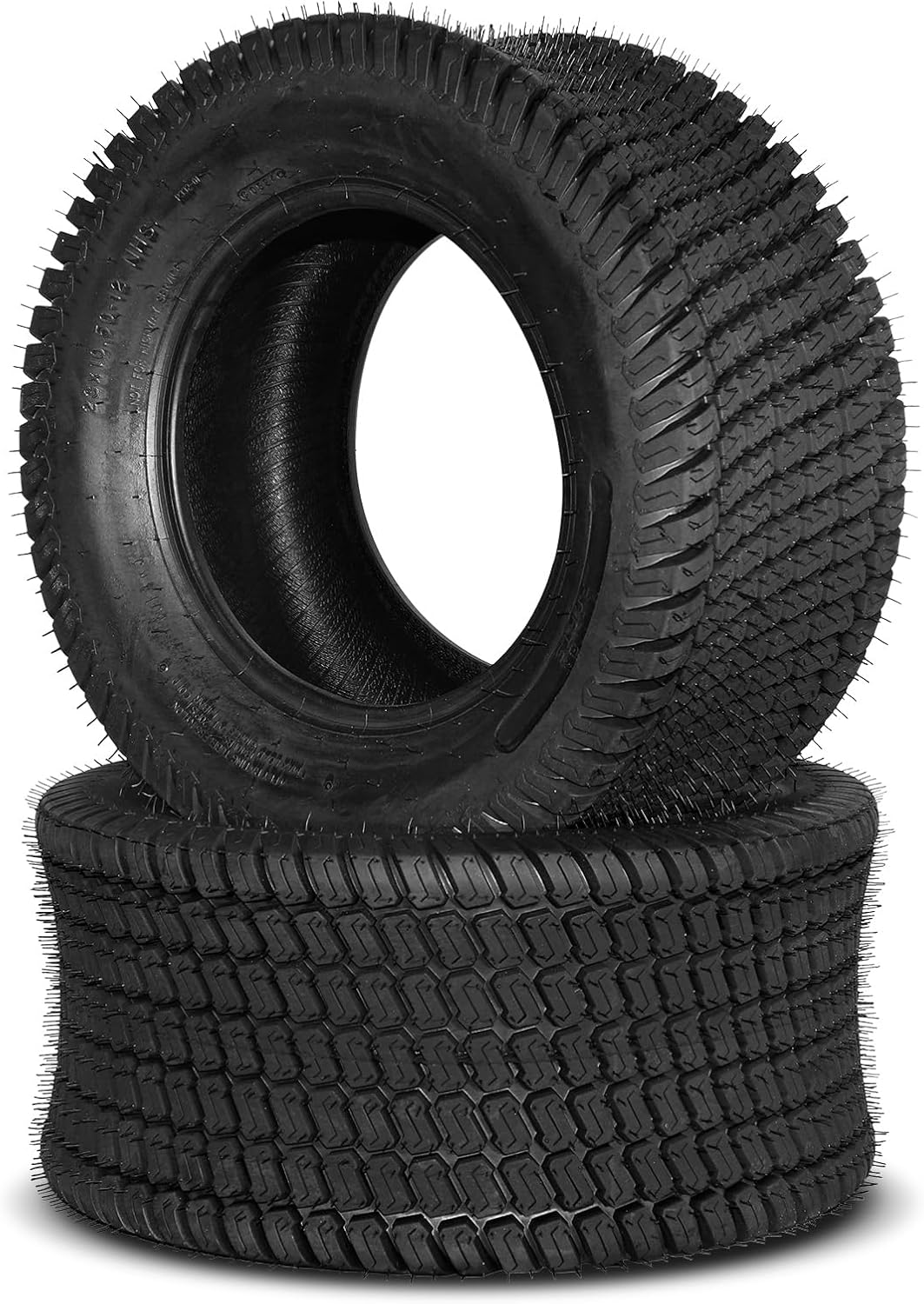 SUNROAD 2 Pcs Lawn Mower Turf Tires 16x7.50-8 4PR Tubeless