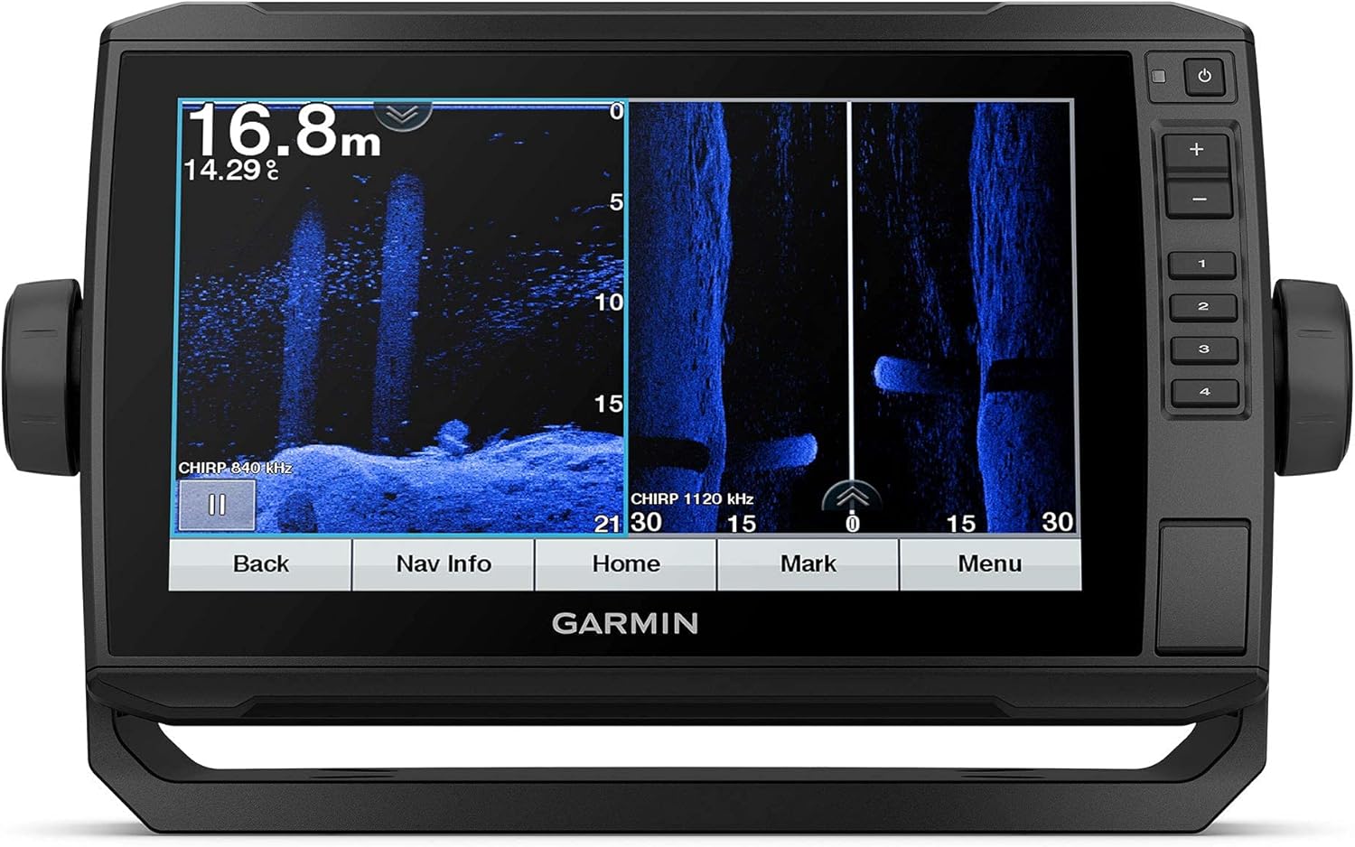 Garmin ECHOMAP UHD 94SV, 9" Keyed-Assist Touchscreen Chartplotter with U.S. BlueChart G3 and GT54UHD-TM Transducer (Renewed)