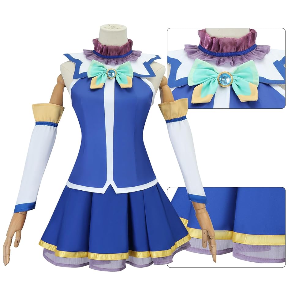 【杖付き】フルセット このすば アクア コスプレ 衣装 杖付き】フルセット このすば アクア コスプレ 衣装