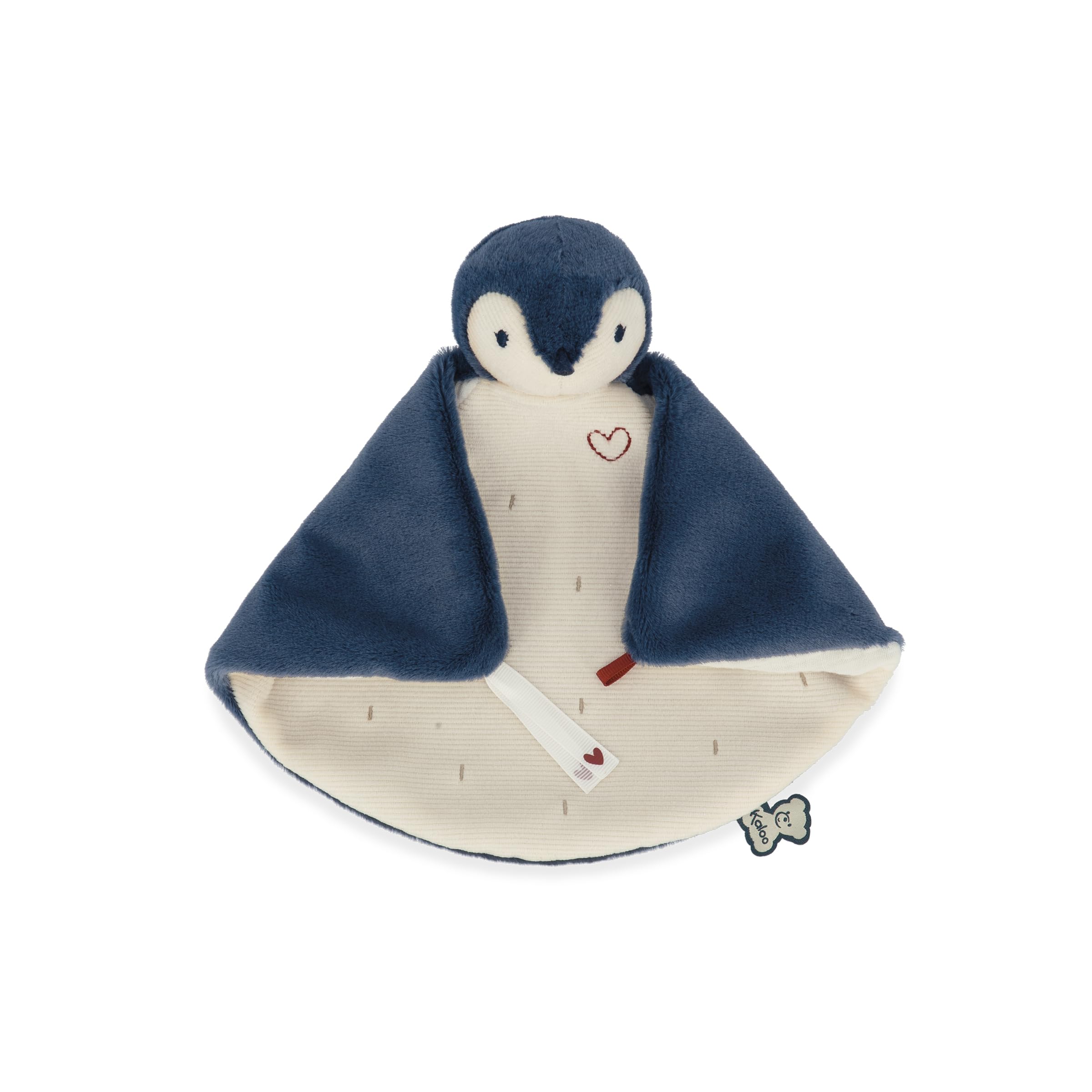 Kaloo - Complices - Blue Penguin Comforter - Absorbs Scents - 23 cm - 0 Months +, K212003, Baby - Image 4