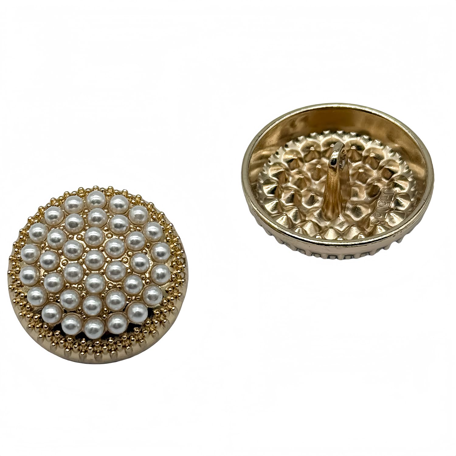 10PCS Round Metal Rhinestone Buttons for Clothing DIY Sewing Accessories Wedding Decaration Wholesale Luxury Fashion Decor Button