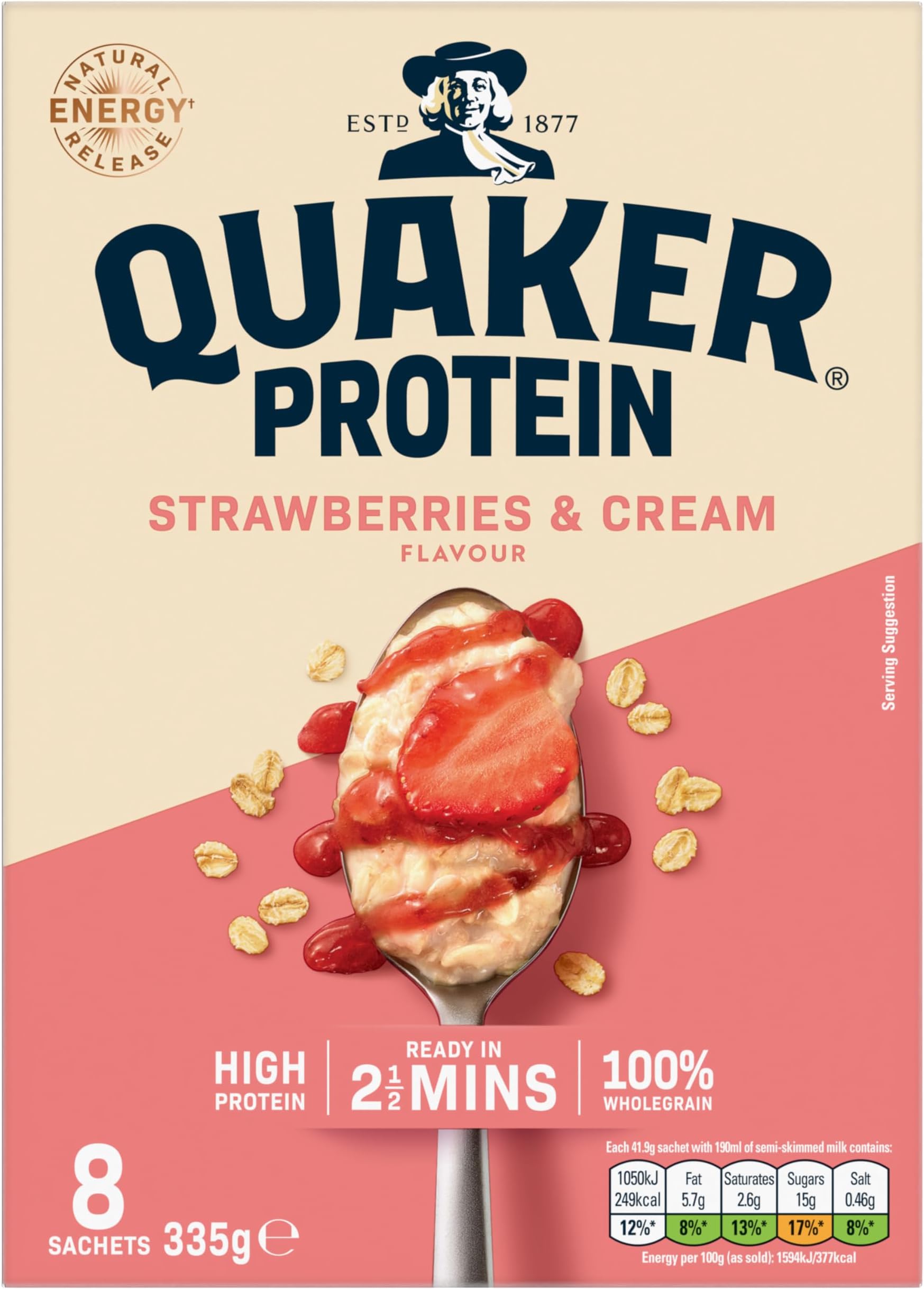 Protein Strawberries & Cream 8pk