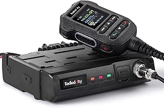 Radioddity DB50-B 50W Radio móvil de Doble Banda, transceptor de radioaficionado VHF-UHF con BT Kiss TNC, programación M...