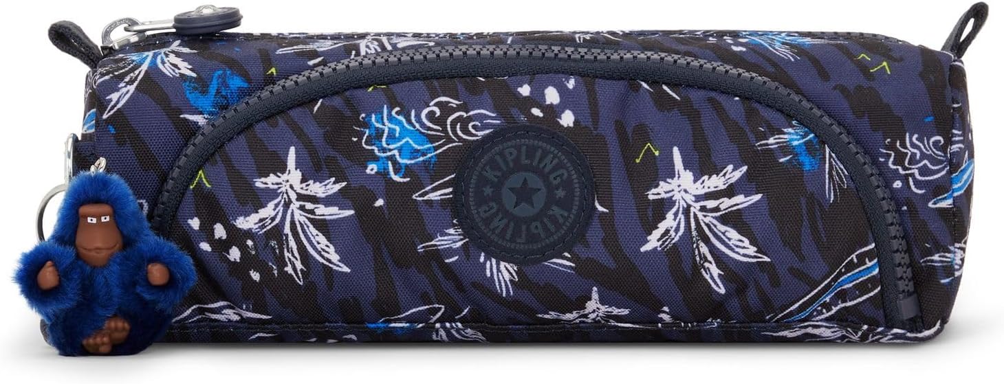 Kipling CUTE, Pencil Case with Multiple Compartments, 22 cm, 1 L, Surf Sea Prt