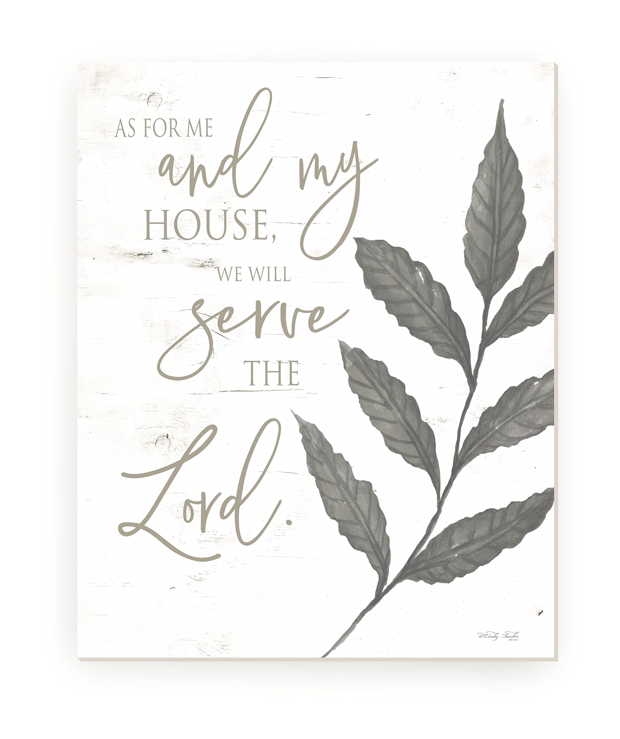 As For Me And My House We Will Serve The Lord Rustic Wood Wall Sign ...