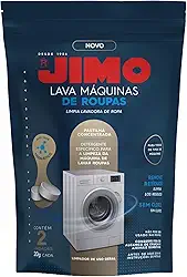 JIMO Lava Máquinas de Roupas Lavagem Interna Remove Resíduos Concentrado 2 pastilhas