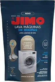 JIMO Lava Máquinas de Roupas Lavagem Interna Remove Resíduos Concentrado 2 pastilhas
