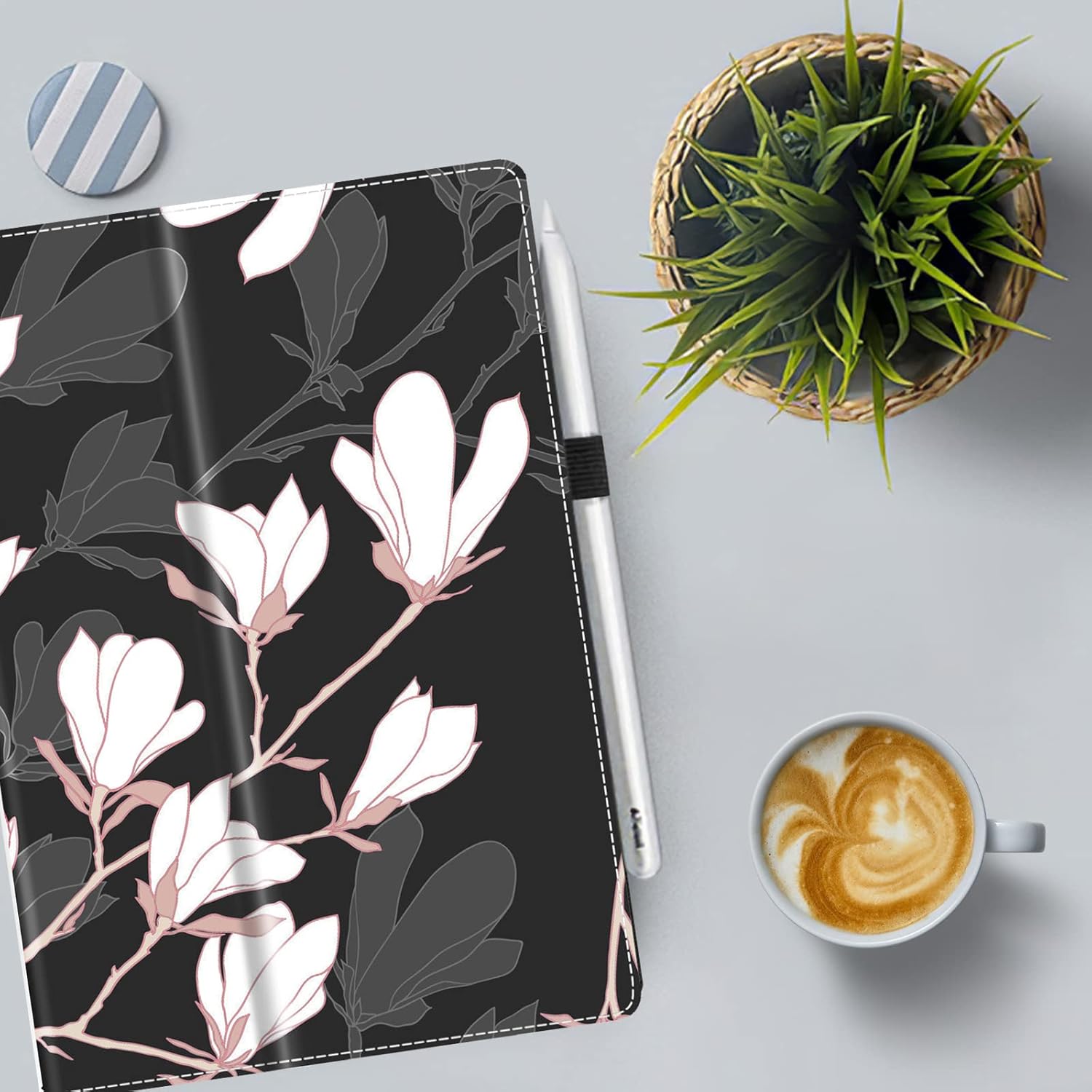 ANNAPRO Case for Amazon Kindle Fire HD 10 Tablet (13th/11th Generation, 2023/2021 Release) & Fire HD 10 Plus Tablet - Slim Folding Stand Folio Cover with Auto Wake/Sleep and Hand Strap, Orchid