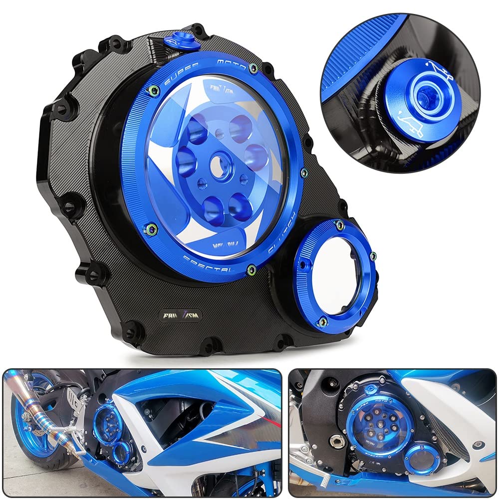 Protection Carter D'embrayage Carbone Leovince Pour Suzuki GSX-R 750 (2008-2012) - Neuf
