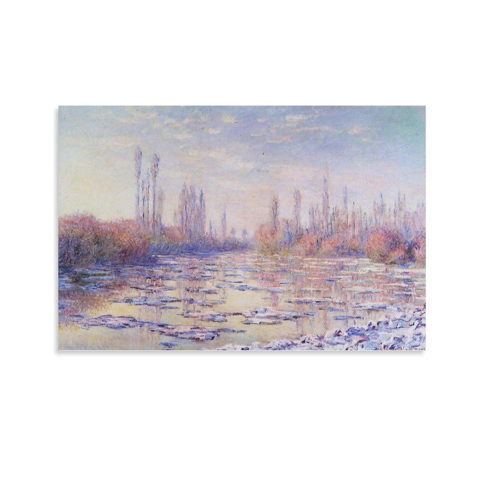 Amazon.co.jp: Claude Monet クロード・モネ 『解氷』 アートポスター