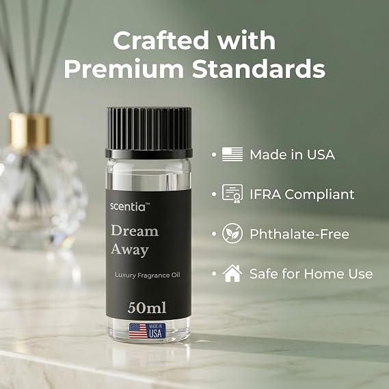 Dream Away Floral Fragrance Oil for Cold & Ultrasonic Diffusers, 50 mL