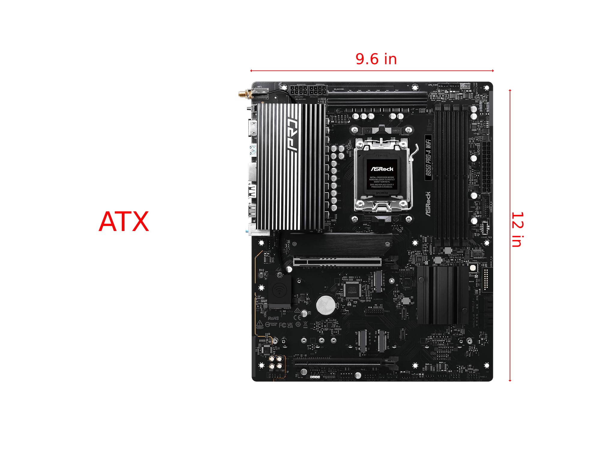 Amazon | ASRock AMD B850 Pro A WiFi 6E ソケット AM5 Ryzen 9000