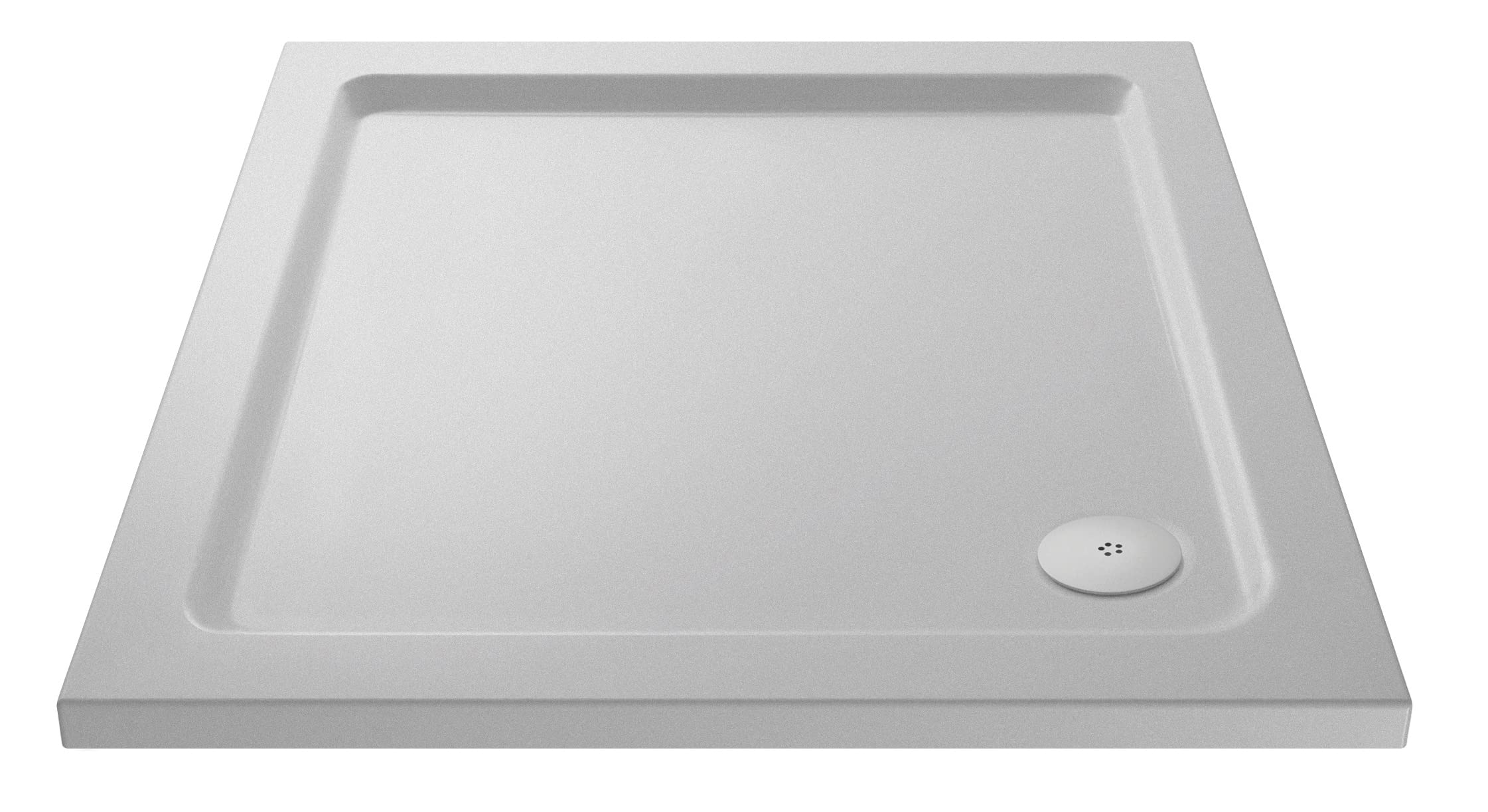 Hudson Reed 760x760mm Square Shower Tray - Slip Resistant - White