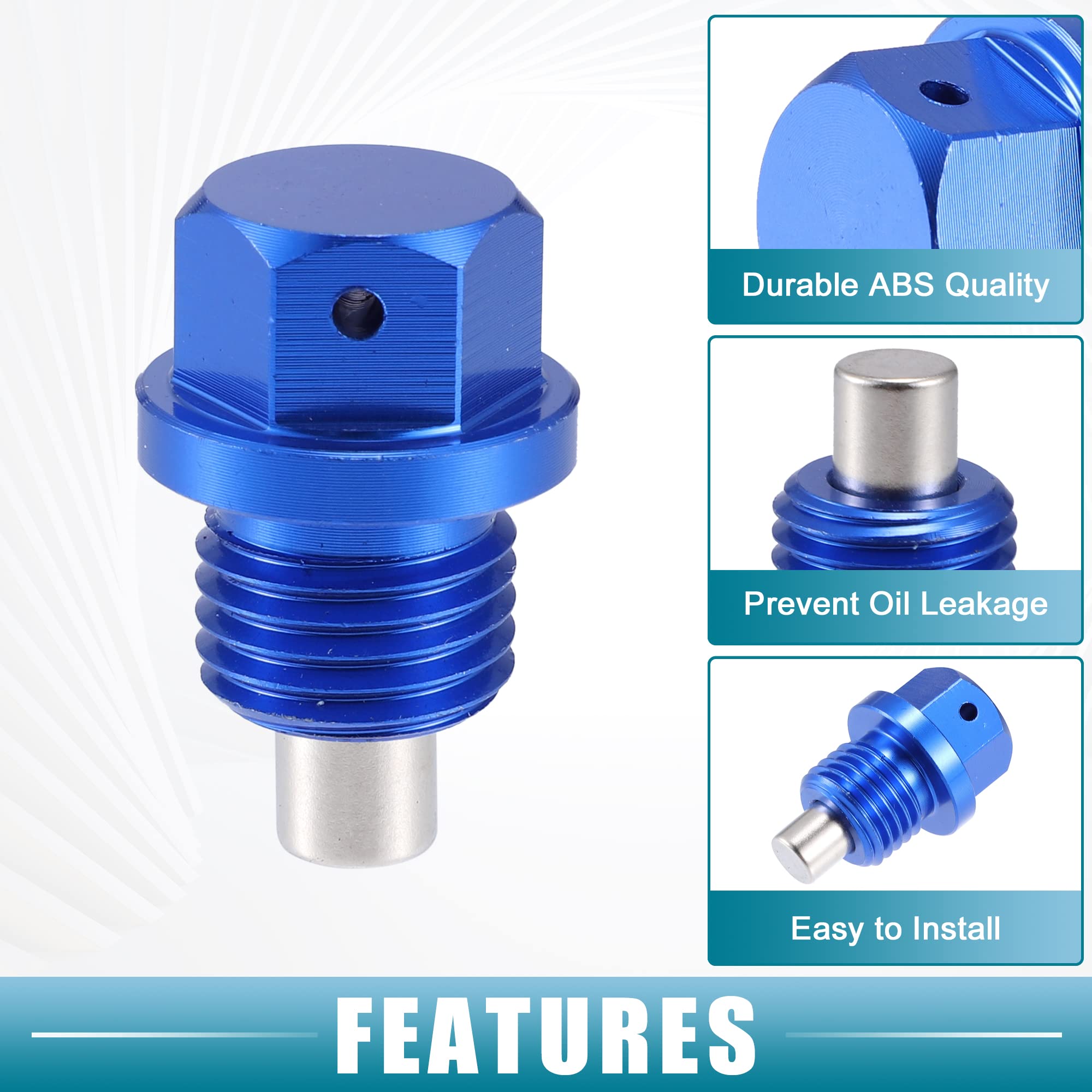 Tappo Coppa Olio Magnetico In Acciaio Inox - Con Rondella In Rame M14x1.5 Per BMW E Altri Modelli