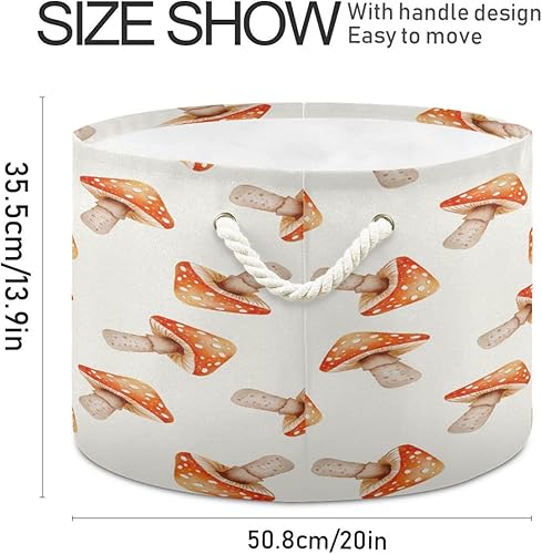 Miniatura 44 de YETTASBIN Canasta de cuerda de algodón con diseño de dragón de acuarela, grande, redonda, para bebé, manta, juguetes, para almacenamiento