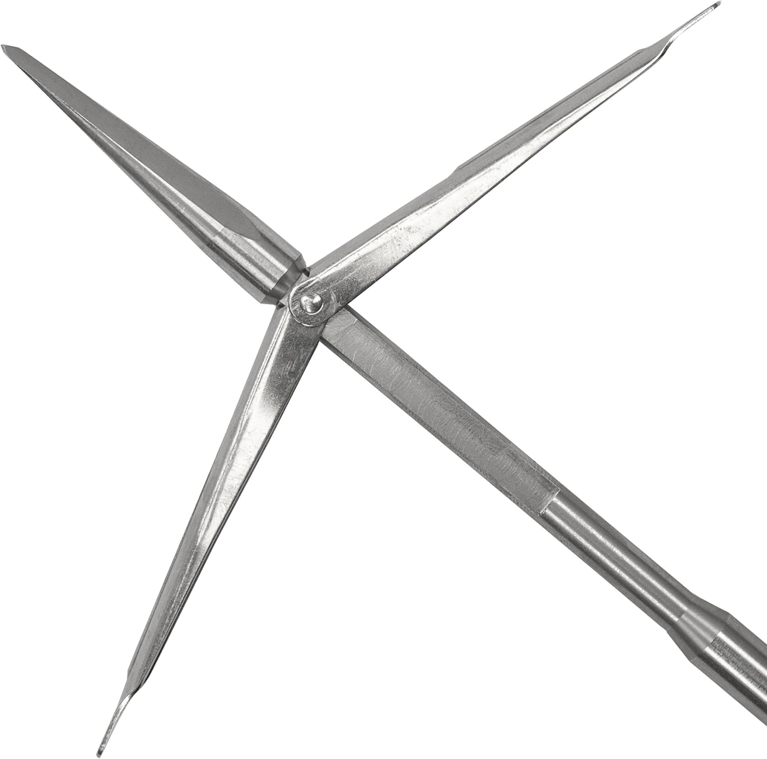 Palantic 7mm Tricuspid Spearfishing Speartip 6" Stainless Steel Tip – Durable Anti-Corrosion Replacement for Winter Spearfishing and Ice Fishing Hunting and Underwater Adventures