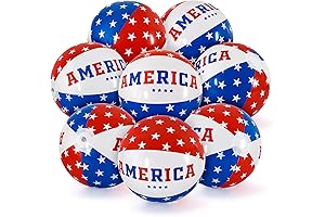 8 Pack American Spirit Inflatable Beach Balls