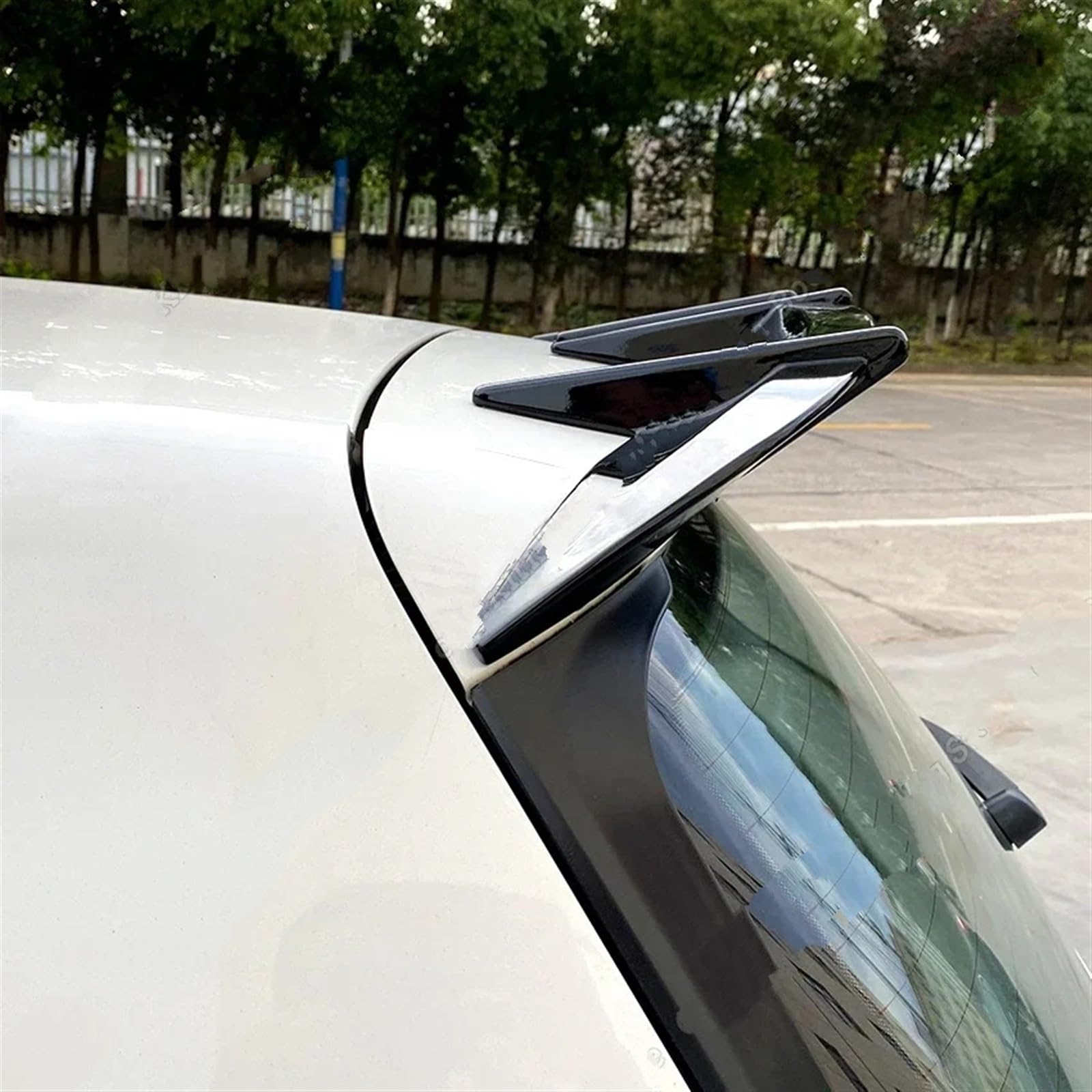 Spoiler Posteriore In ABS Per VW Golf MK6 – Stile GTI R Line, Kit Da 2 Pezzi, Nero Lucido, Riduce La Resistenza Dell'aria
