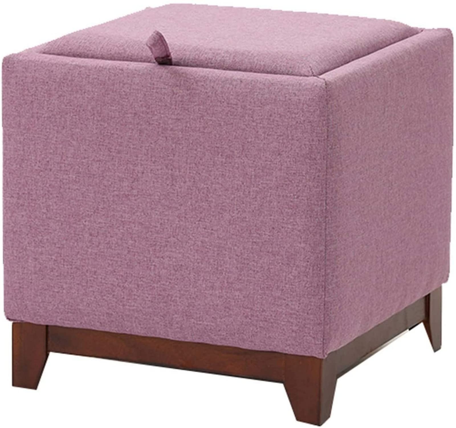 Pouf de rangement en lin pour gagner de la place dans le salon