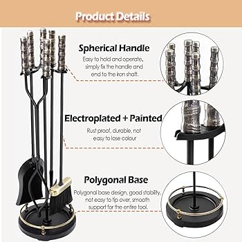 暖炉用 道具一式 goocafurniture_dwj-006