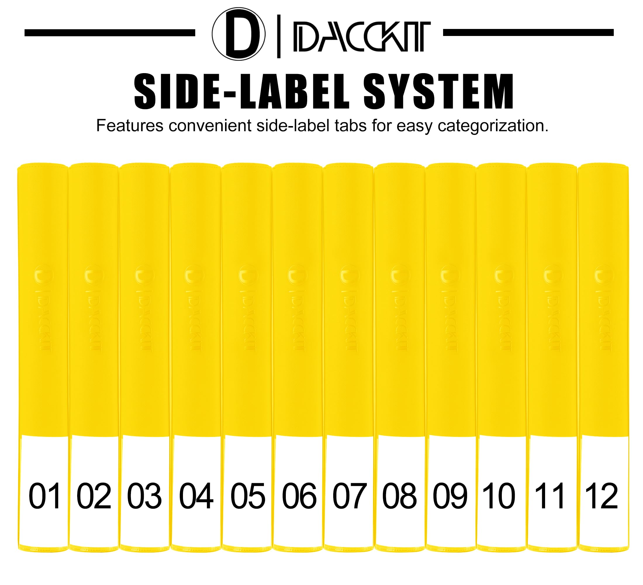Carpeta de tarjetas premium con 20 bolsillos, se adapta a 2000 tarjetas, álbum de tarjetas sin anillo de 5 x 4 con fundas compatible con tarjetas comerciales y deportivas (modelo A, amarillo dorado)