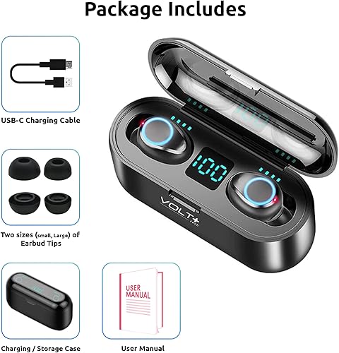 Miniatura 9 de Auriculares inalámbricos Bluetooth compatibles con iPhonesteléfonos Motorola y teléfonos Google PixelIPX7 Auriculares impermeables con cancelación