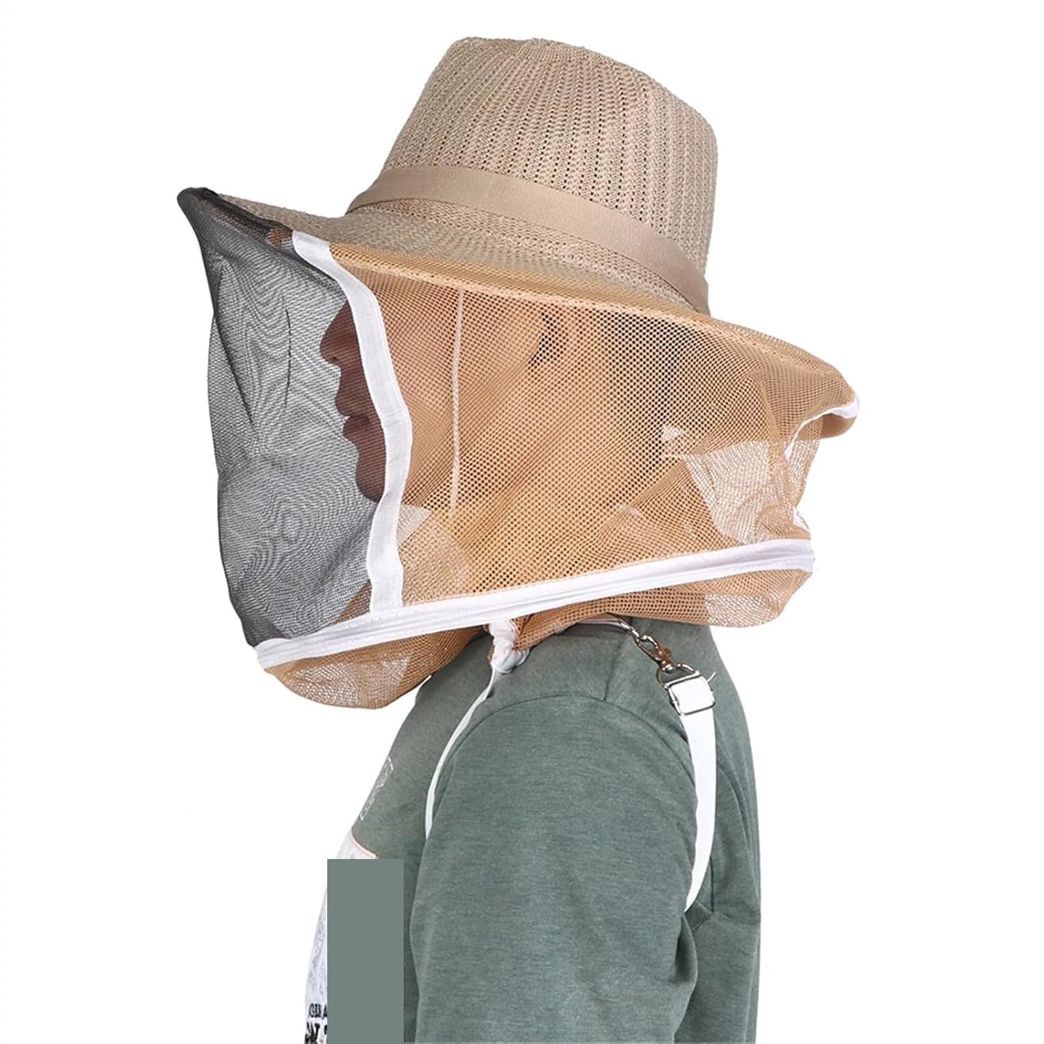 Beekeeping, Breathable Beekeeping Cowboy Hat, Face Mask, Protect,for Beekeepers