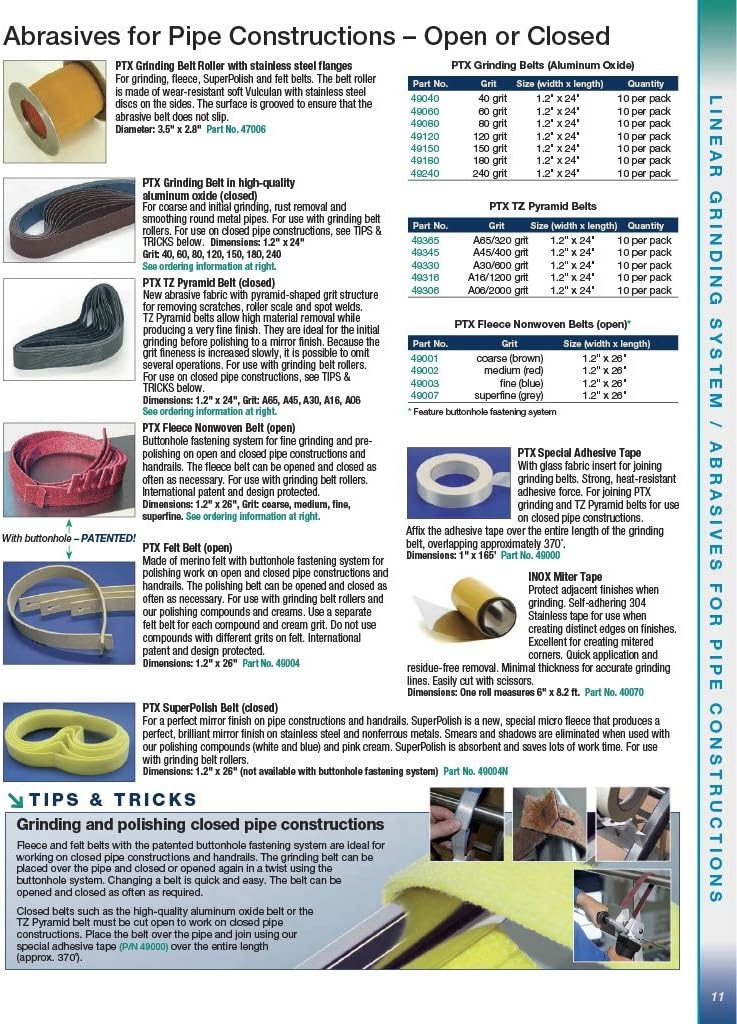 CS Unitec 40070 INOX Miter Tape, 8.2' Long x 6" Wide