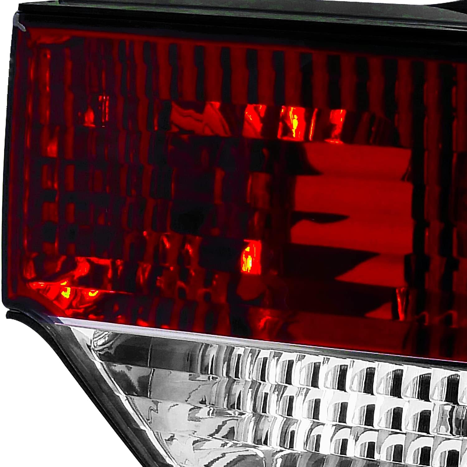 SPEC-D TUNING Red Tail Lights Compatible with 1989-1994 Nissan 240SX S13 Hatchback, Left + Right Pair Assembly