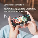 Belkin ScreenForce TemperedGlass Proteggi schermo antimicrobico con filtro privacy per iPhone 15 e iPhone 14 Pro, sottile e antigraffio, con supporto Easy Align per un'applicazione senza bolle - 4