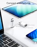 4 Pack Lightning to USB C Adapter for iPhone 17 Air 16 16e 15 Pro Max Plus, iPad, Galaxy - NOT for Headphones/Microphone/OTG/iPencil, USB Type C to Lightning Adapter ONLY for Charging/Data Sync