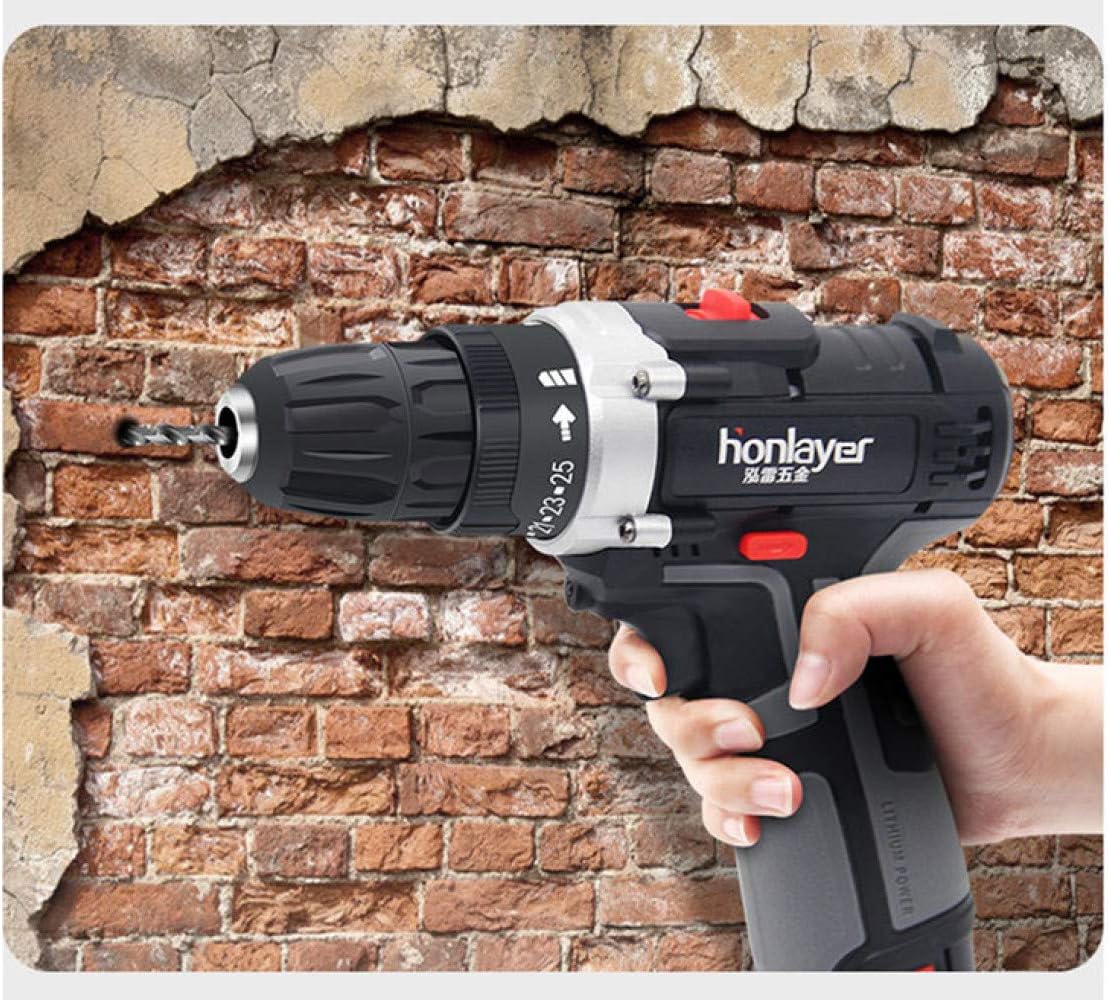 Lithium Battery Electric Drill Household Electric Screwdriver Multifunctional Handheld Electric Drill Hardware Tool 12v Rechargeable Hand Drill 21V / 12V / As Shown