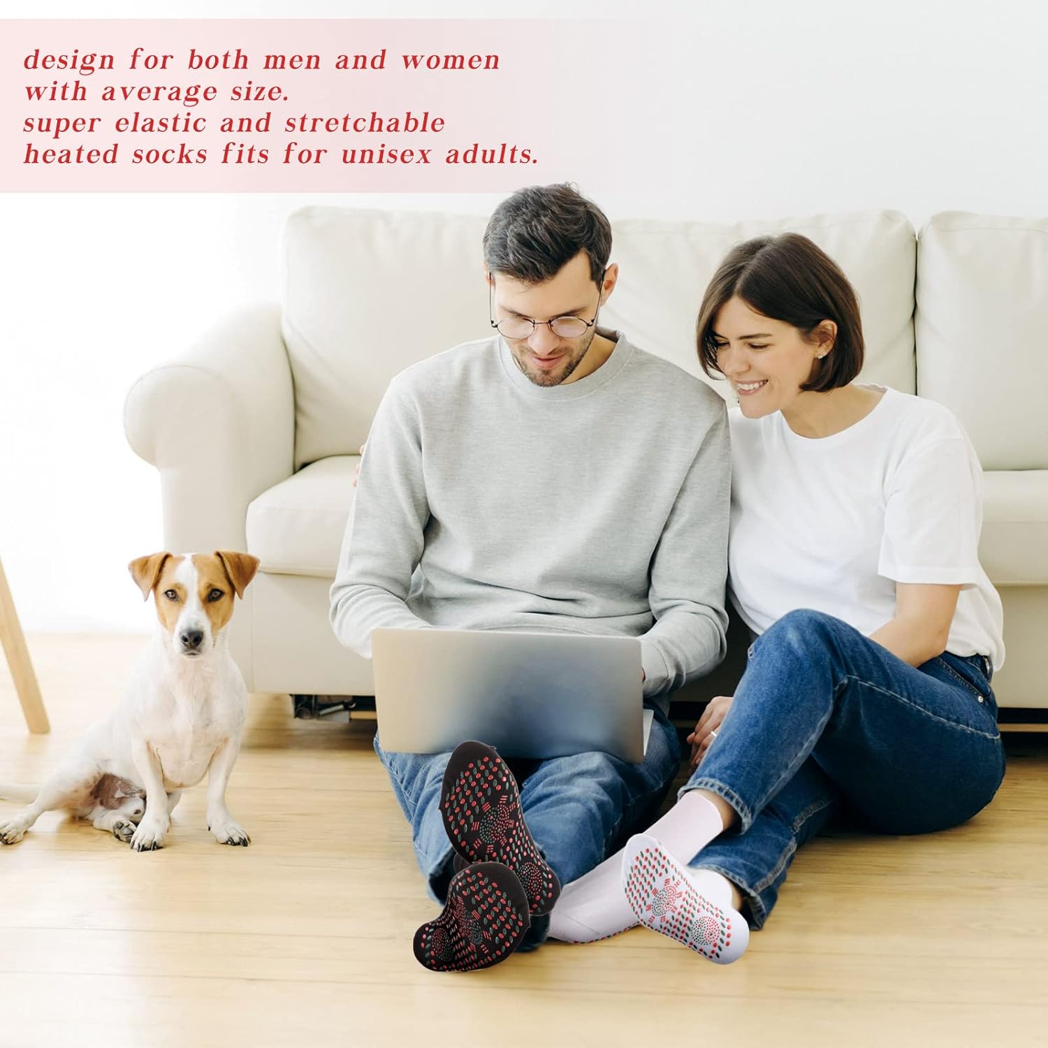 9 Pair Self Heating Socks Heated Socks Women Men Thermal Elastic Comfortable Breathable Massage Warm Foot Socks Anti Freezing Washable Camping Foot Warmers for Unisex Hiking Skiing Cold Winter Outdoor : Sports & Outdoors