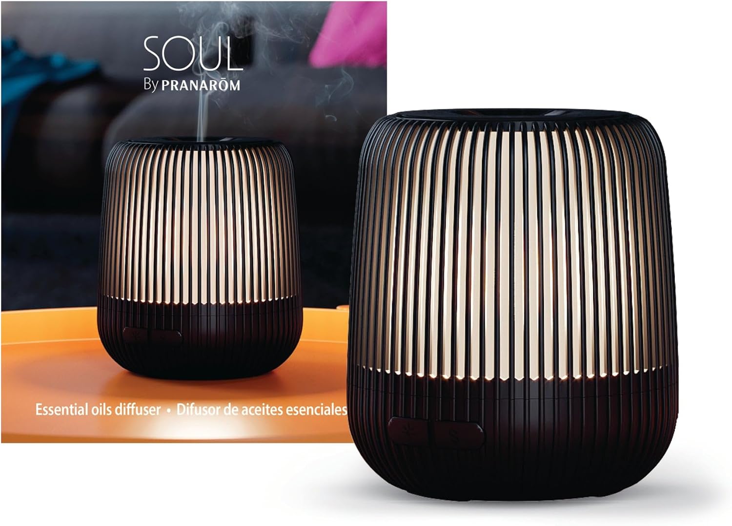 Pranarom – Soul Diffuser – Enhance Ambiance – Ultrasonic Diffusion Technology – Long-Lasting Modes, Stylish Design – Multiple Light Settings, Automatic Shut-Off